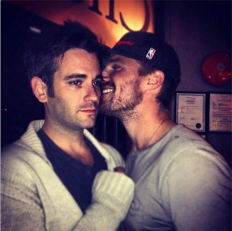 Colin Donnell and Stephen Amell