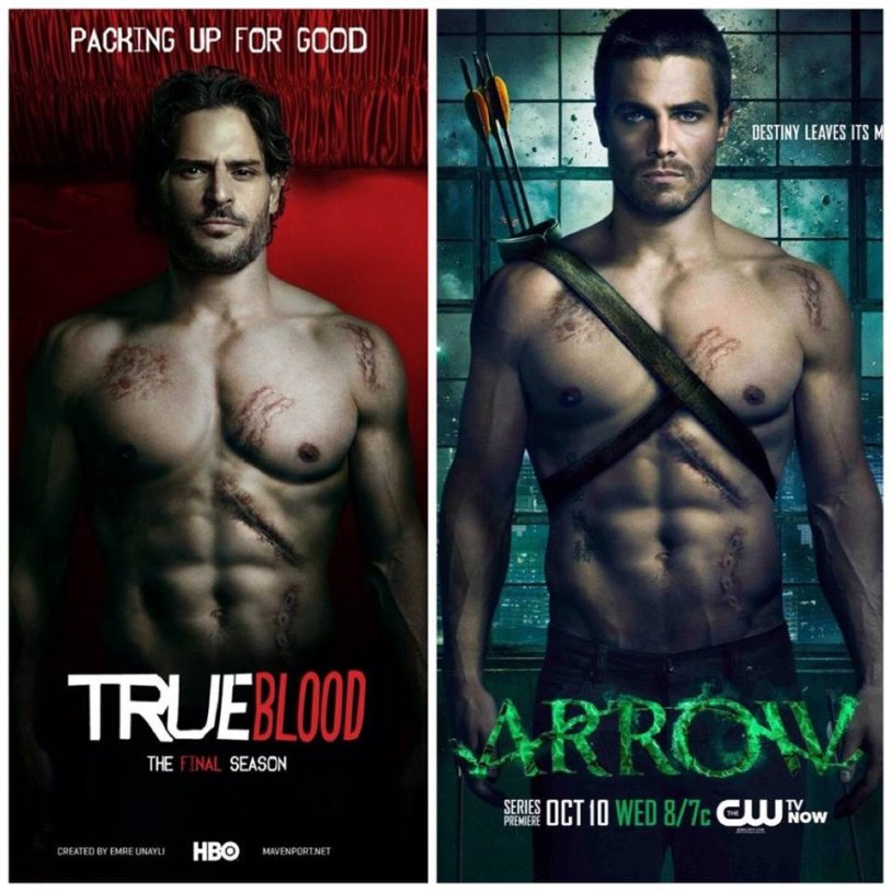 Naked Jeremy Jordan and Grant Gastin