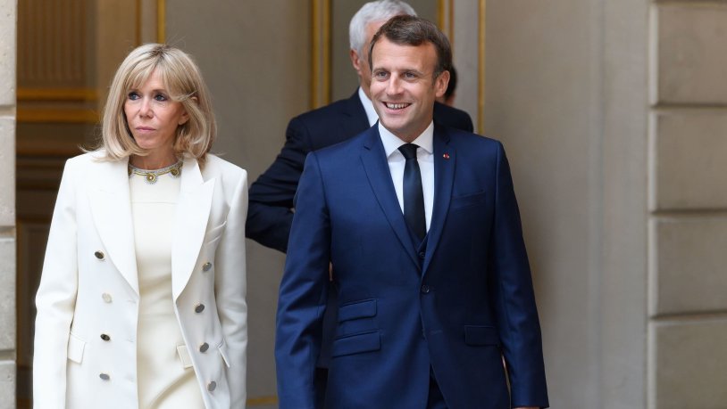 Brigitte and Emmanuel Macron