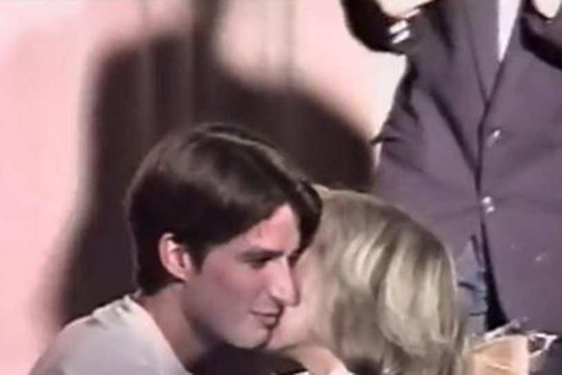 Macron and Bridget Kiss