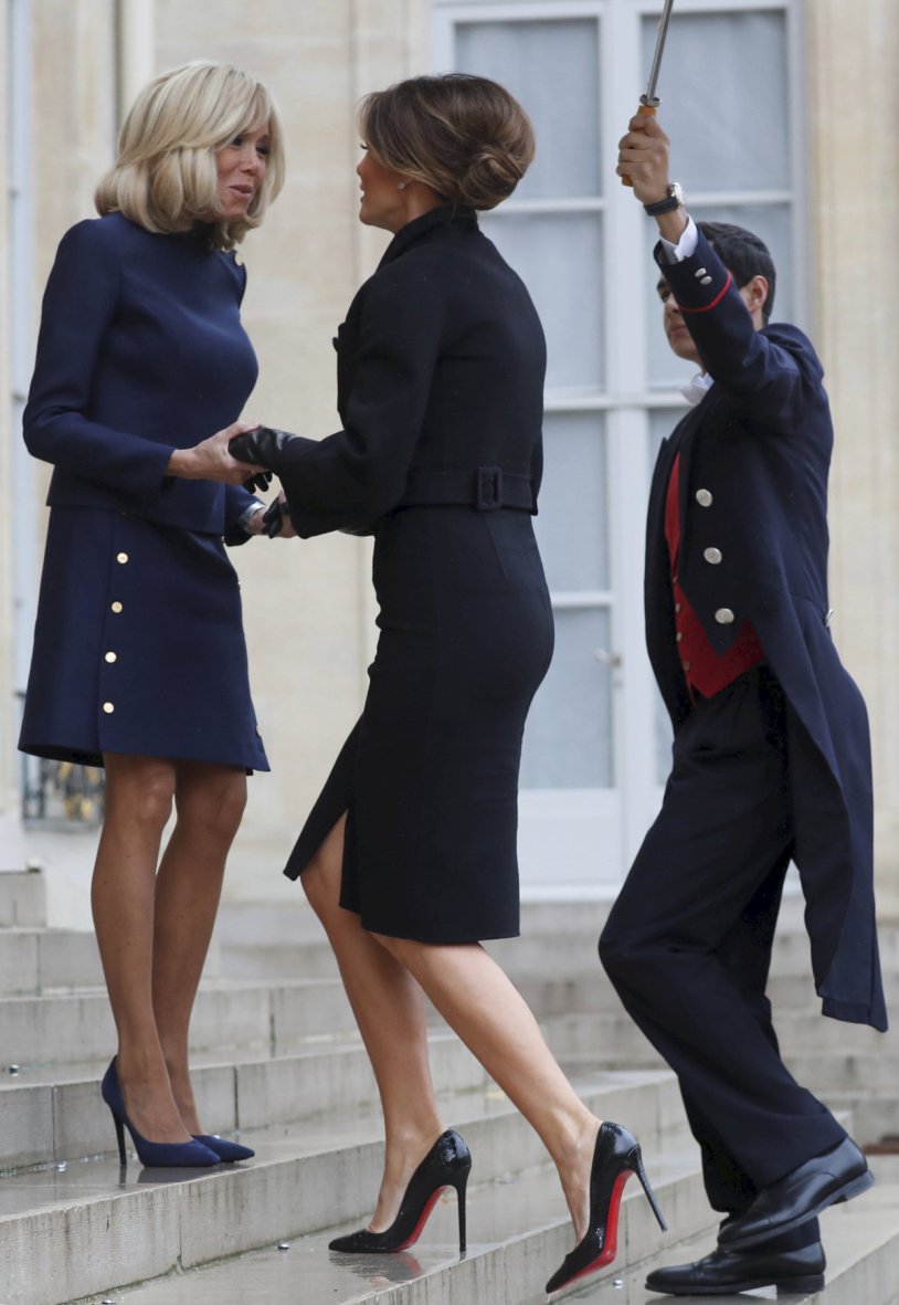Brigitte Macron legs