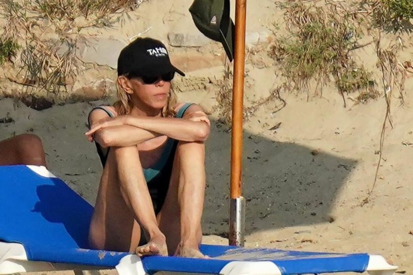 Bridget Macron in a swimsuit