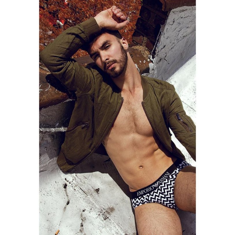 Guillaume Sizeron with boyfriend