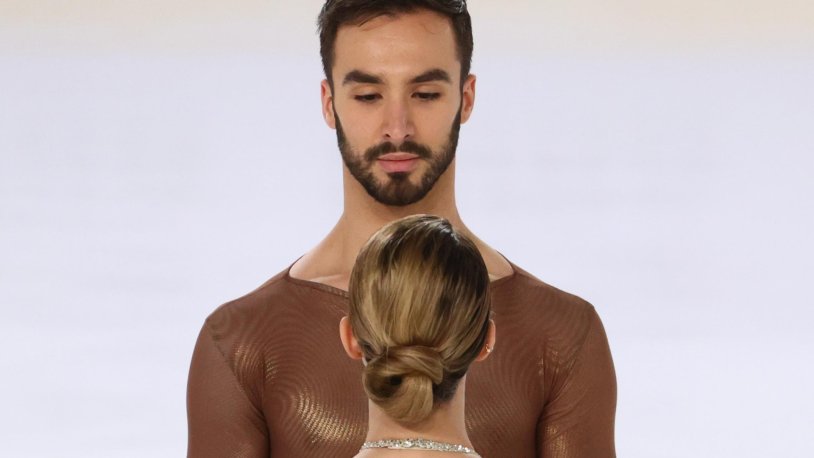 Woman Sensual Retro Portrait, Elegant Girl Naked Back Wall Mural