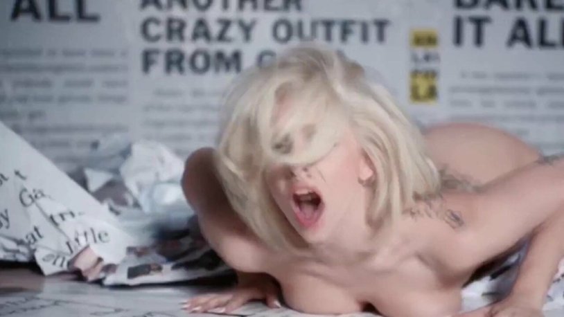 Naked lady Gaga in the movie star