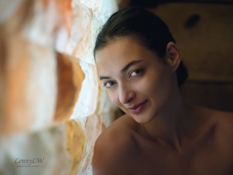 Noa Kirel in a swimsuit