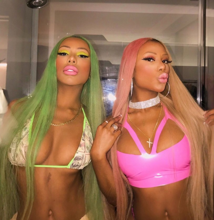 Valeria Lukyanova and Olga Oleinik