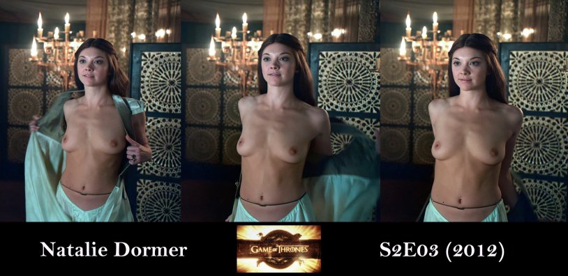 Naked Natalie Dormer in the series Tudora