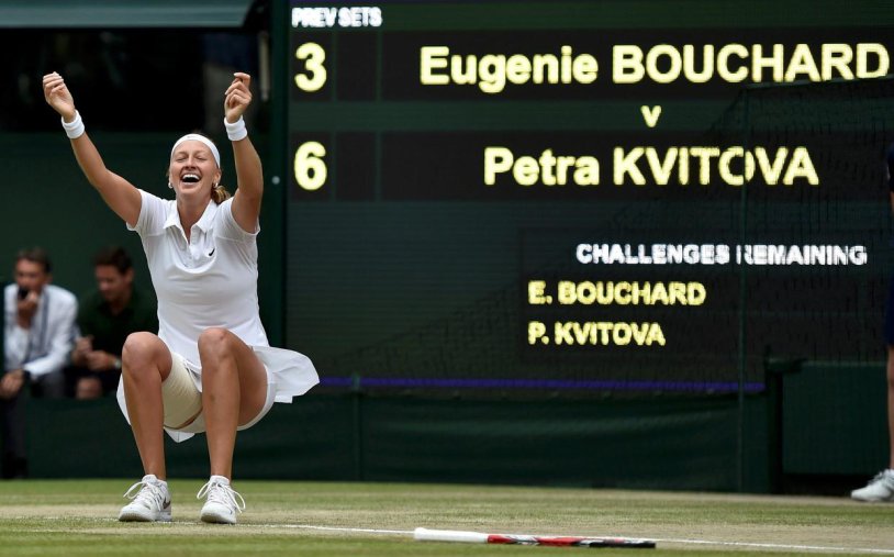 Petra Kvitova in a swimsuit