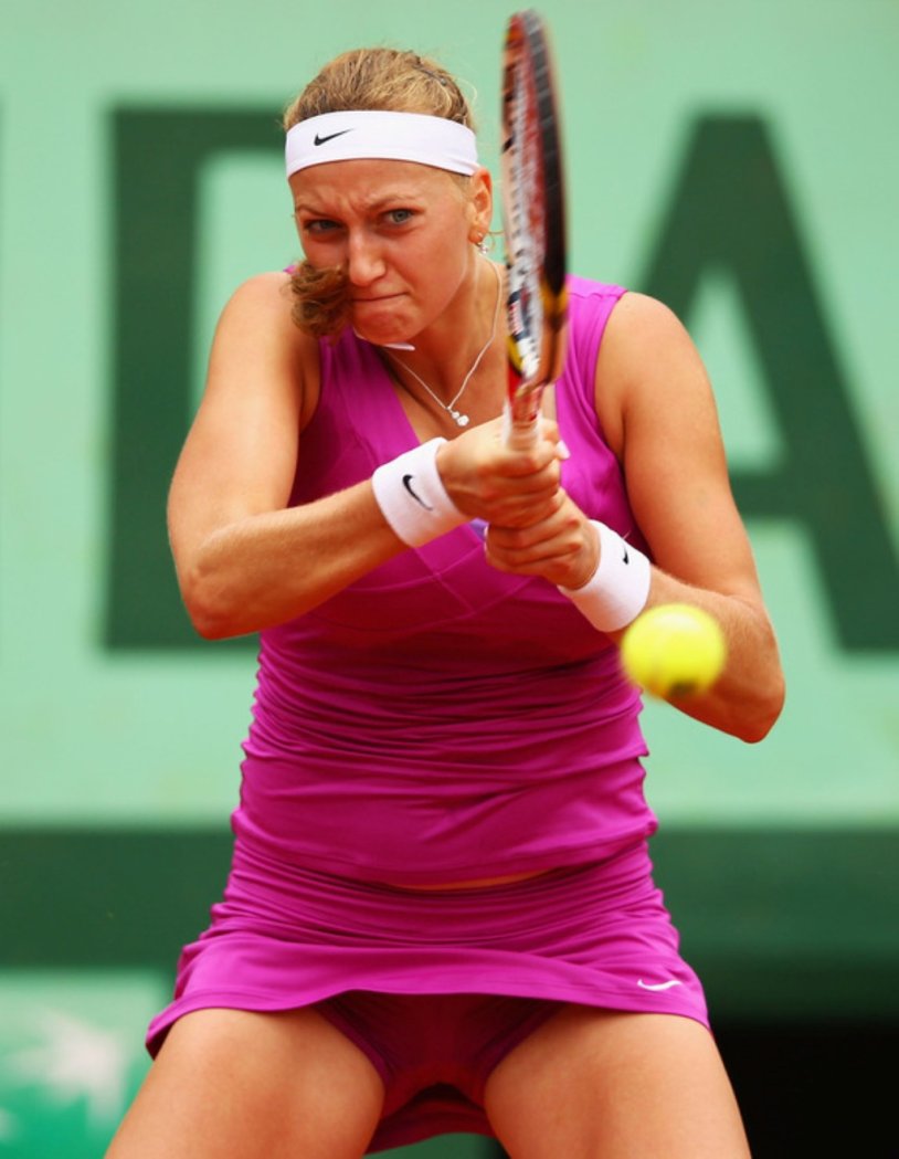 Petra Kvitov in a swimsuit