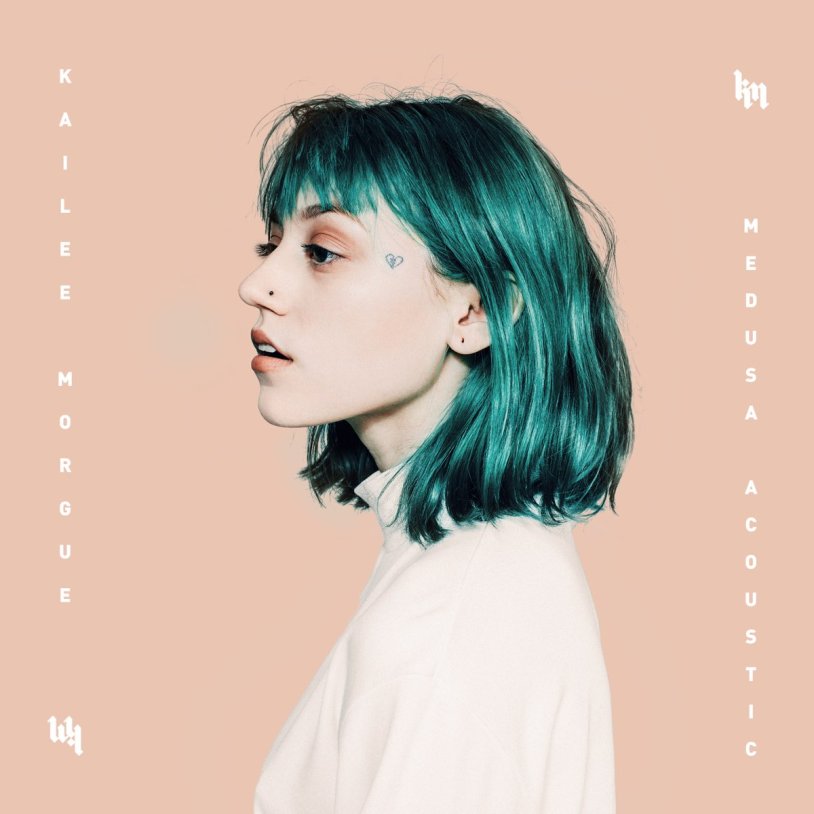 Kailee Morgue with green hair