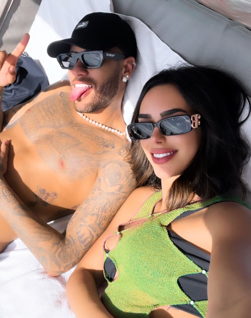 Neymar and Bruna