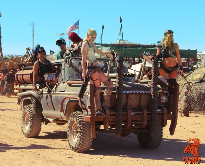 Wasteland Weekend 1973 Dee's Red Xa Bat