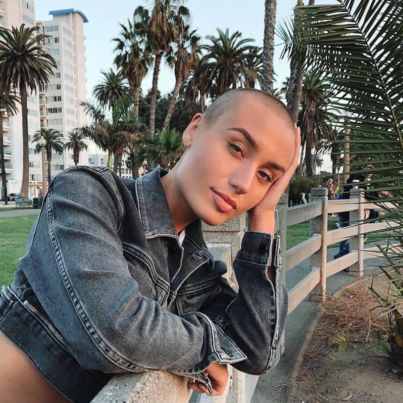 Venila Kirsba in a swimsuit