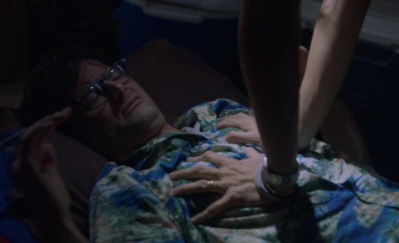 David Tennant is sleeping
