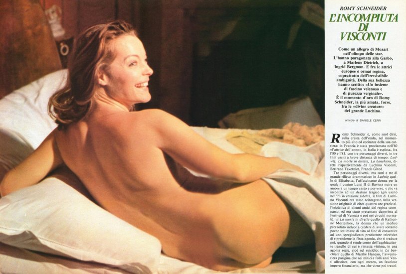 Romy Schneider without panties