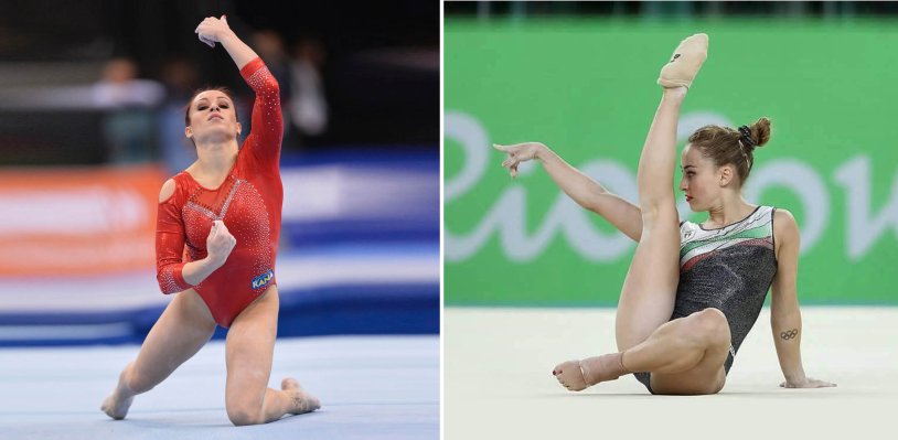 Sports gymnastics of women