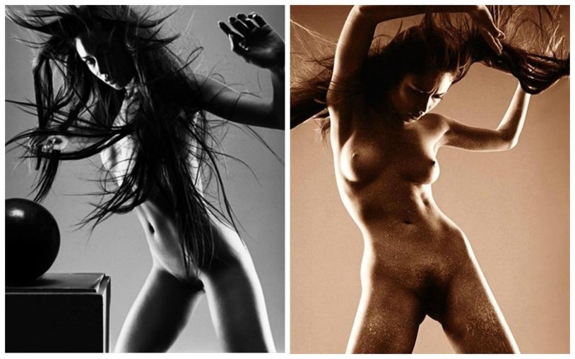 Olga Kurilenko naked in youth