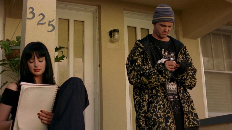 Jesse Pinkman and his girlfriend