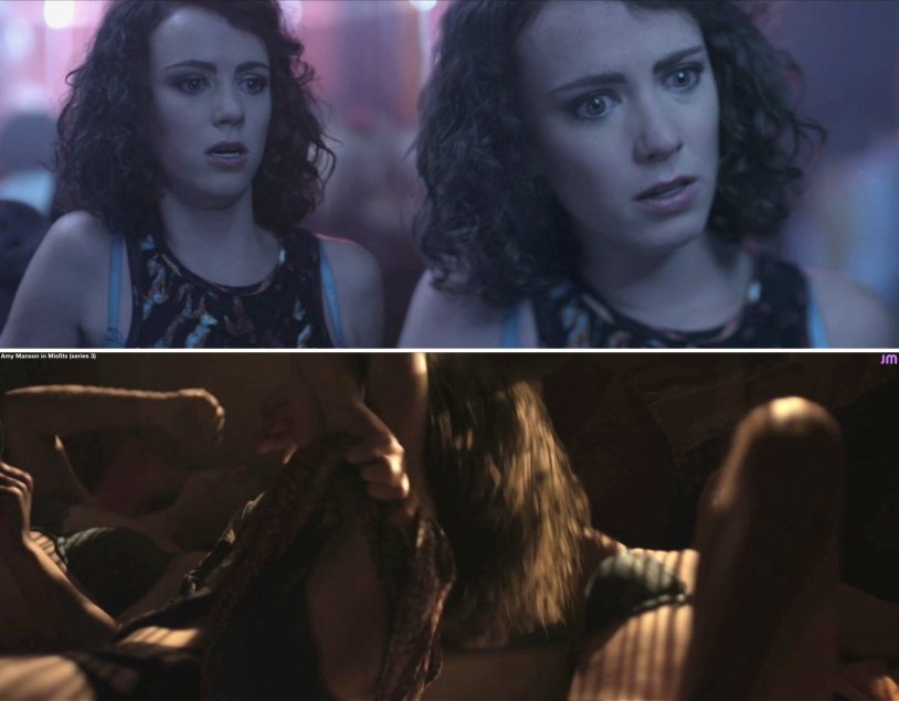 Amy Manson Erotic scenes