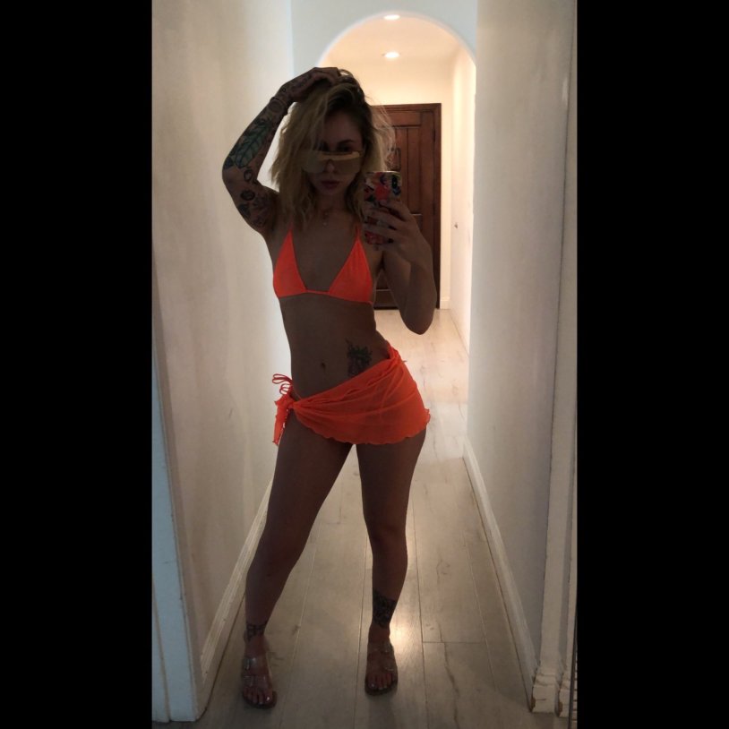 Pouring Debbie drain