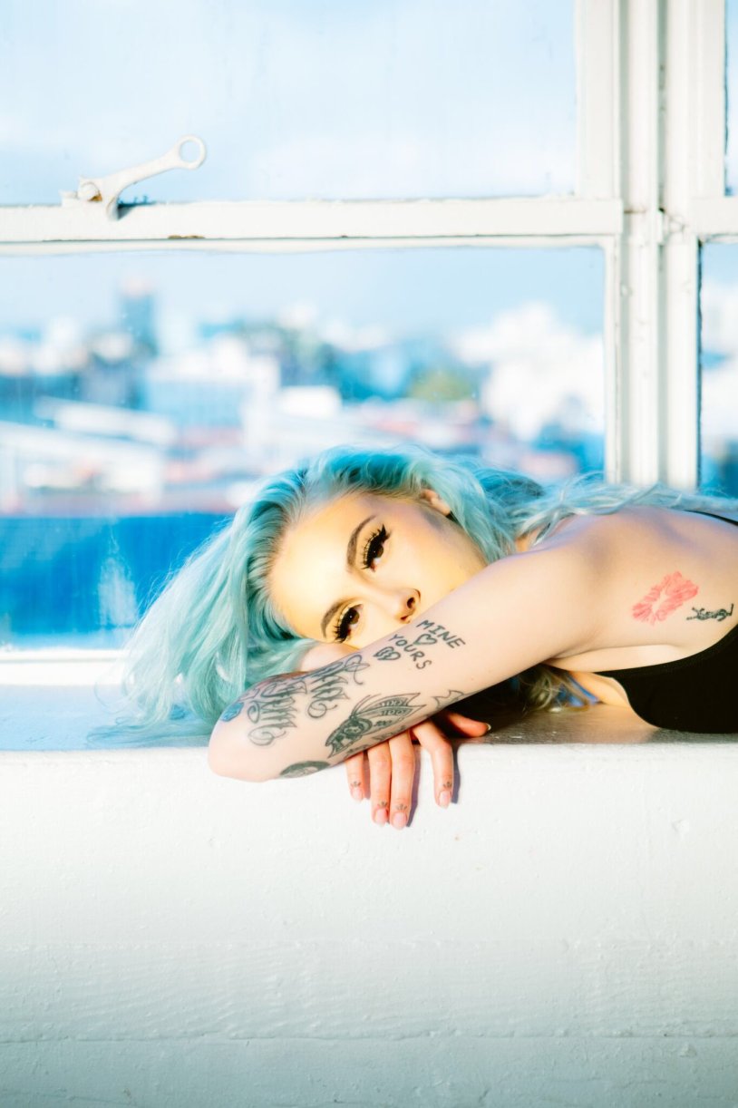 Lil Debbie in a swimsuit