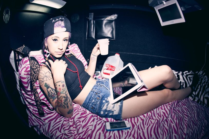 Lil Debbie in a swimsuit