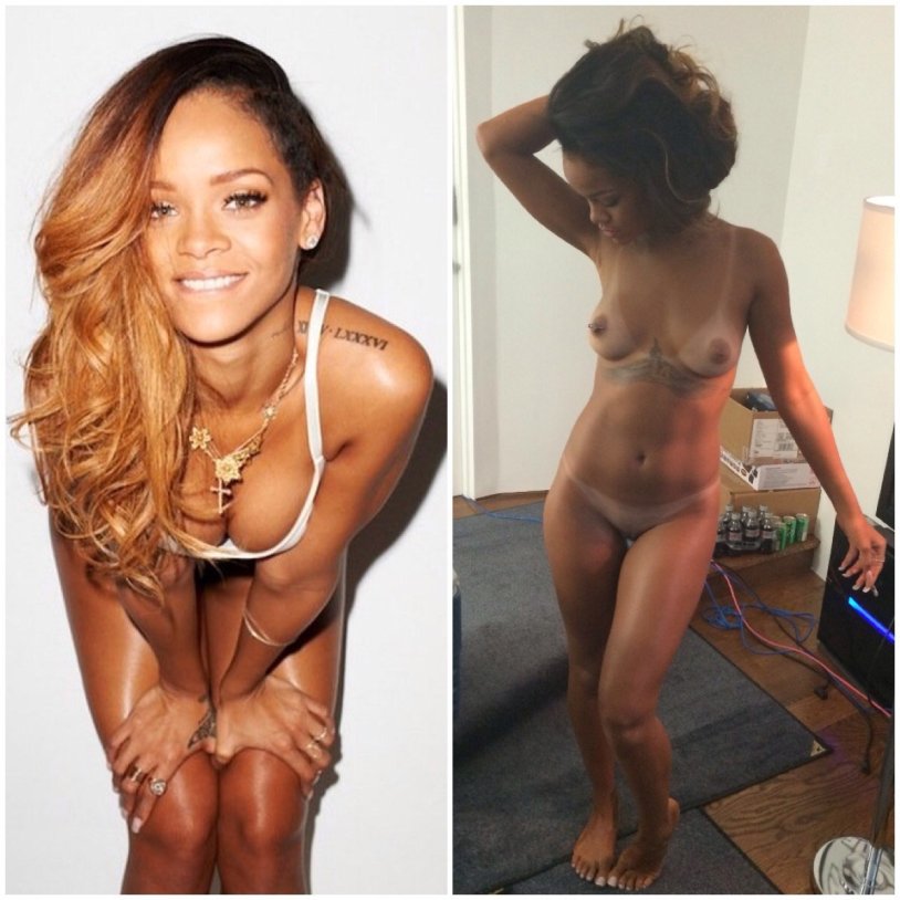 Rihanna Naked Paparazzi