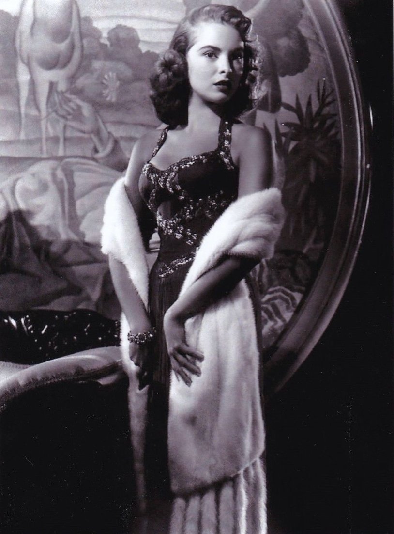 Janet Van Dain in a bikini