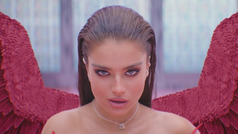 Noa Kirel in a swimsuit