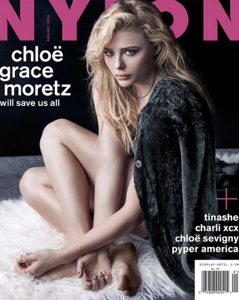 Chloe Grace Motraz cover for nylon