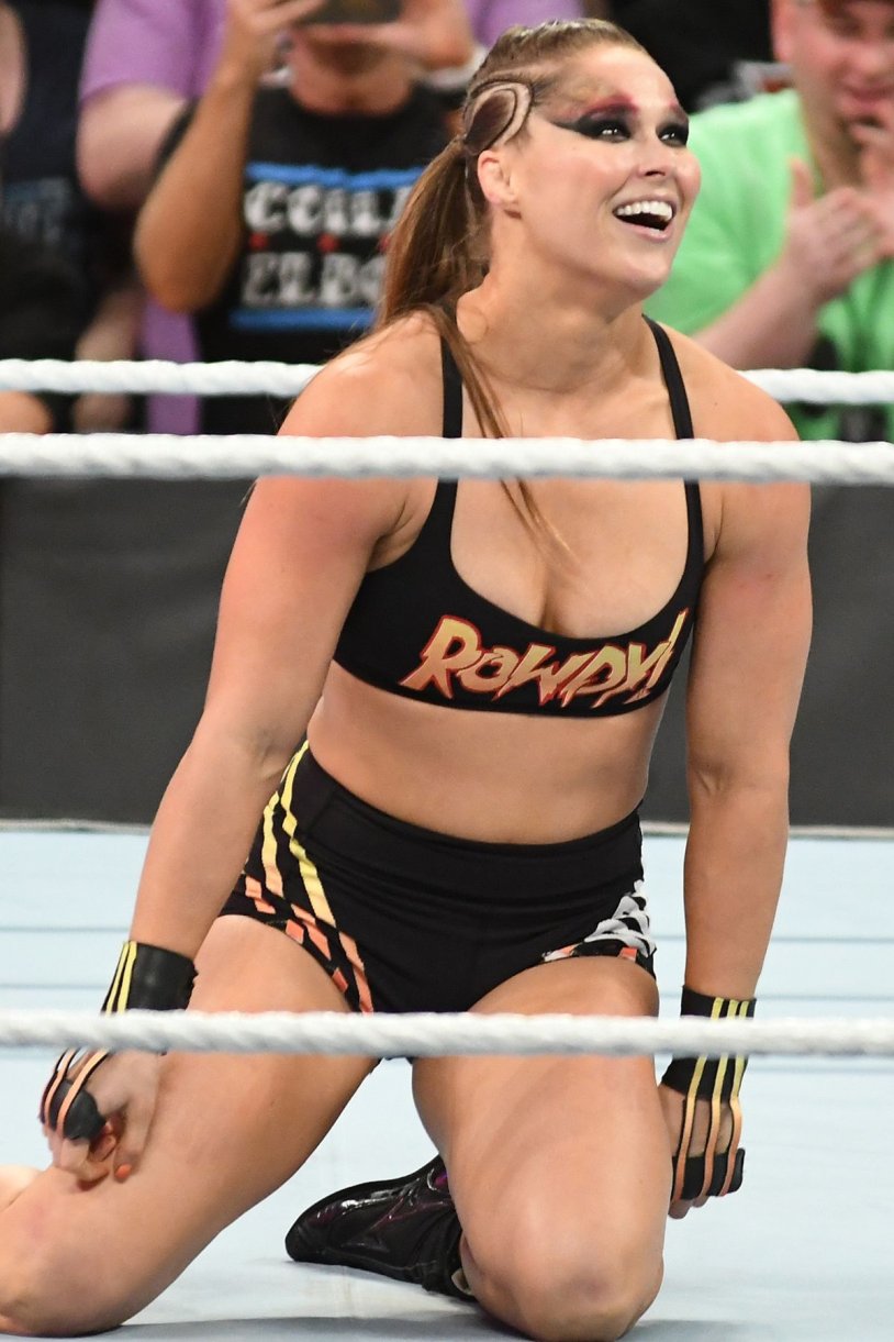 STEPHANIE MCMAHON RONDA ROUSEY
