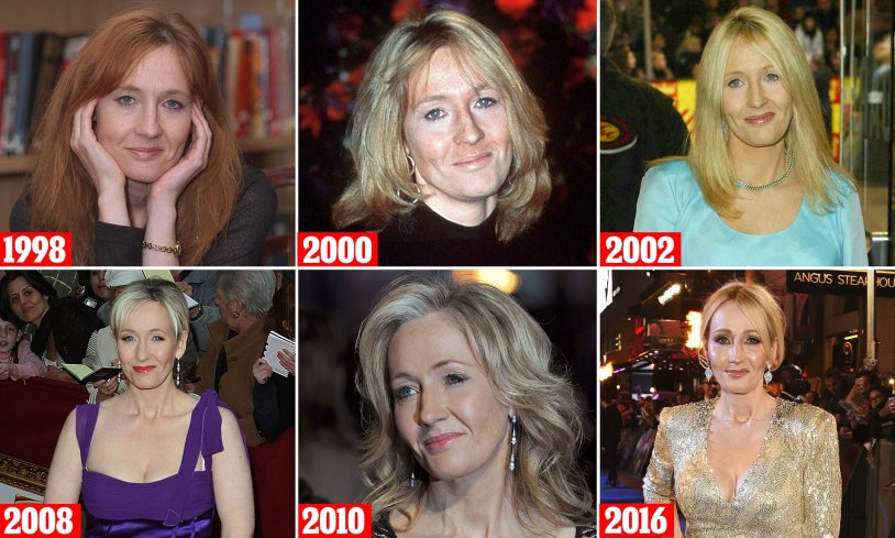 J k rowling young