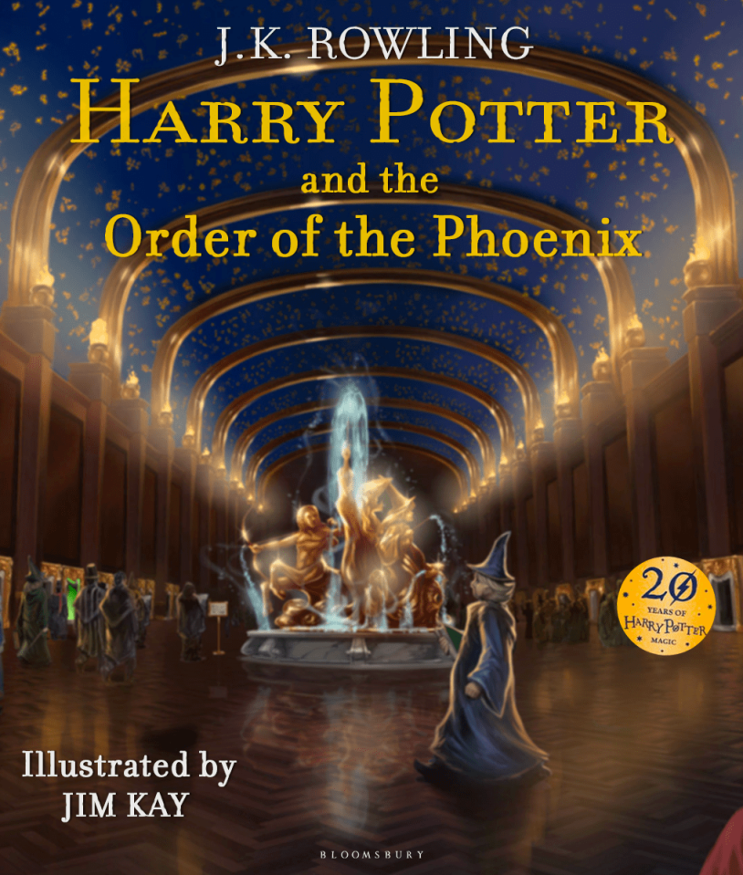 Harry Potter and the Order of Phoenix Book Mahaon Illustrations Jim Kay