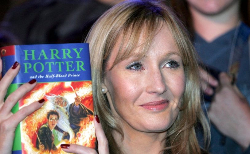 Joan Rowling with a sister