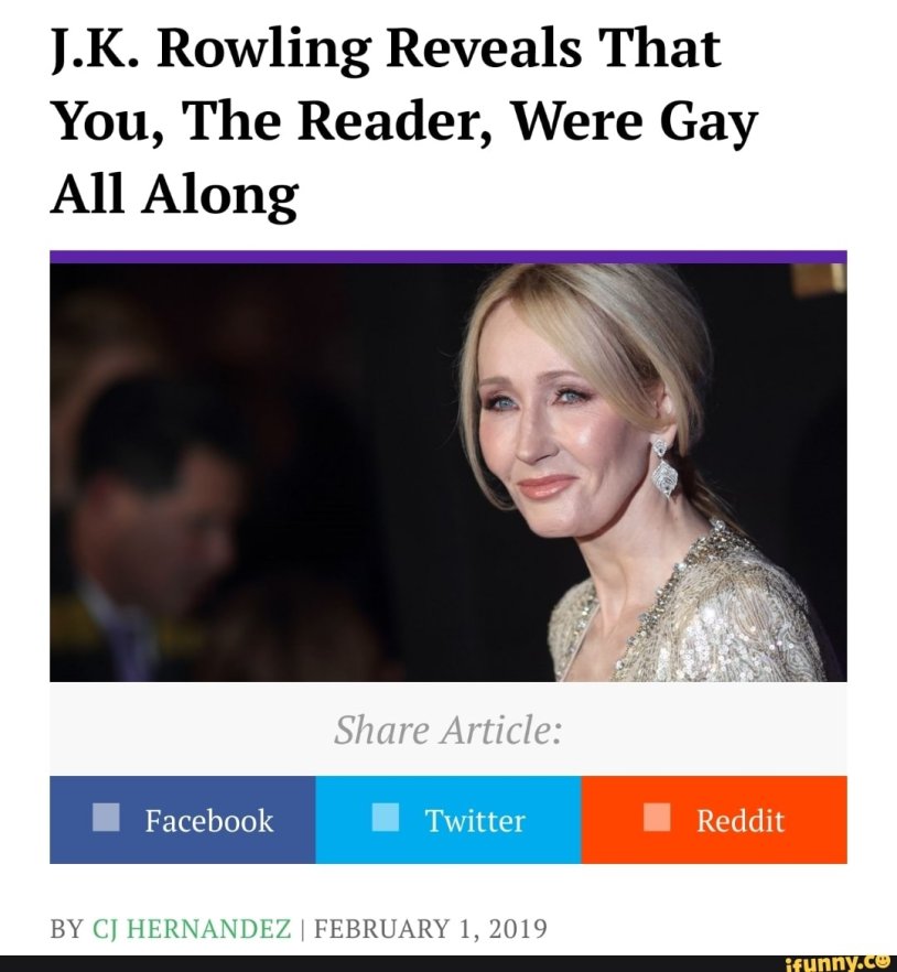 Rowling is posting on Twitter meme