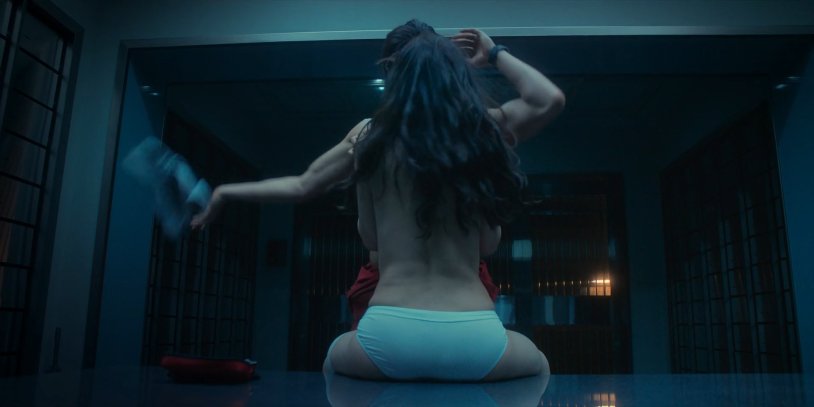 Kim Yunzhin in a swimsuit