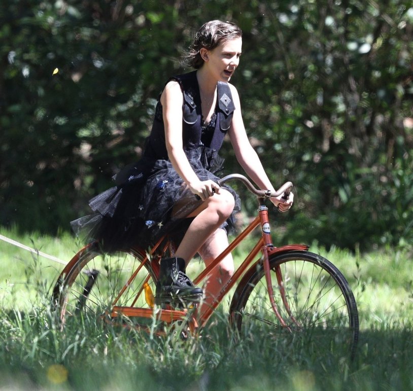 Millie Bobby Brown Leg Photoshoot