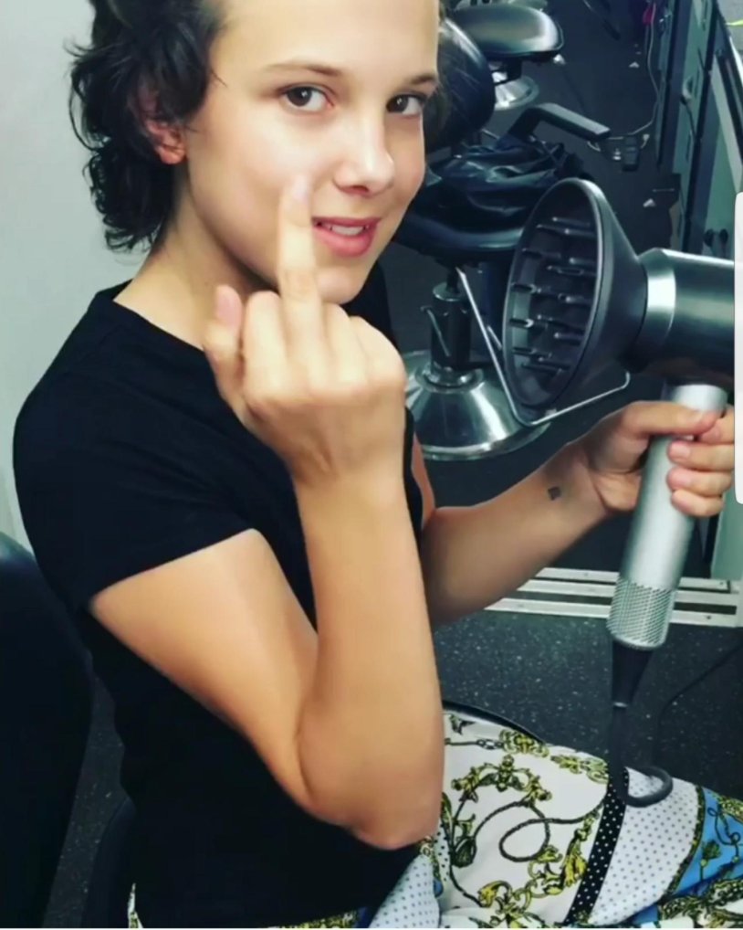 Millie Bobby Brown drain