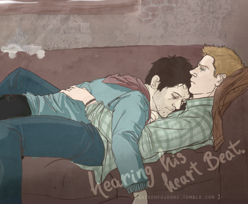 Dean Winchester and Castiel Slash