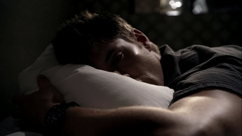 Dean Winchester sleeps
