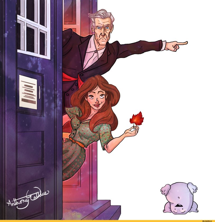 12 Doctor and Clara Art