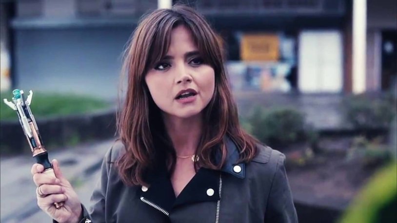 Doctor Klara Oswald in a skirt