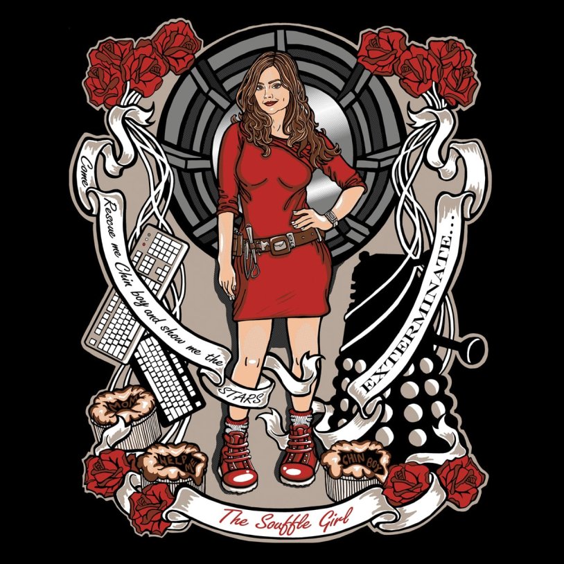 Clara Oswald Hanging Upside Down