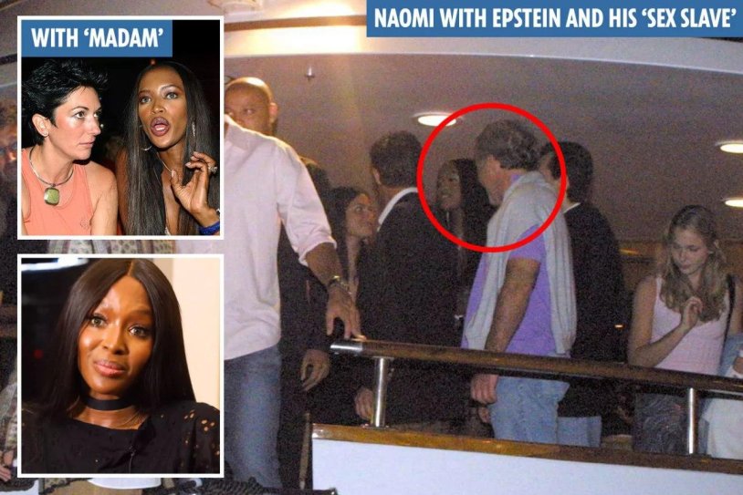 Jeffrey Epstein and Naomi Campbell