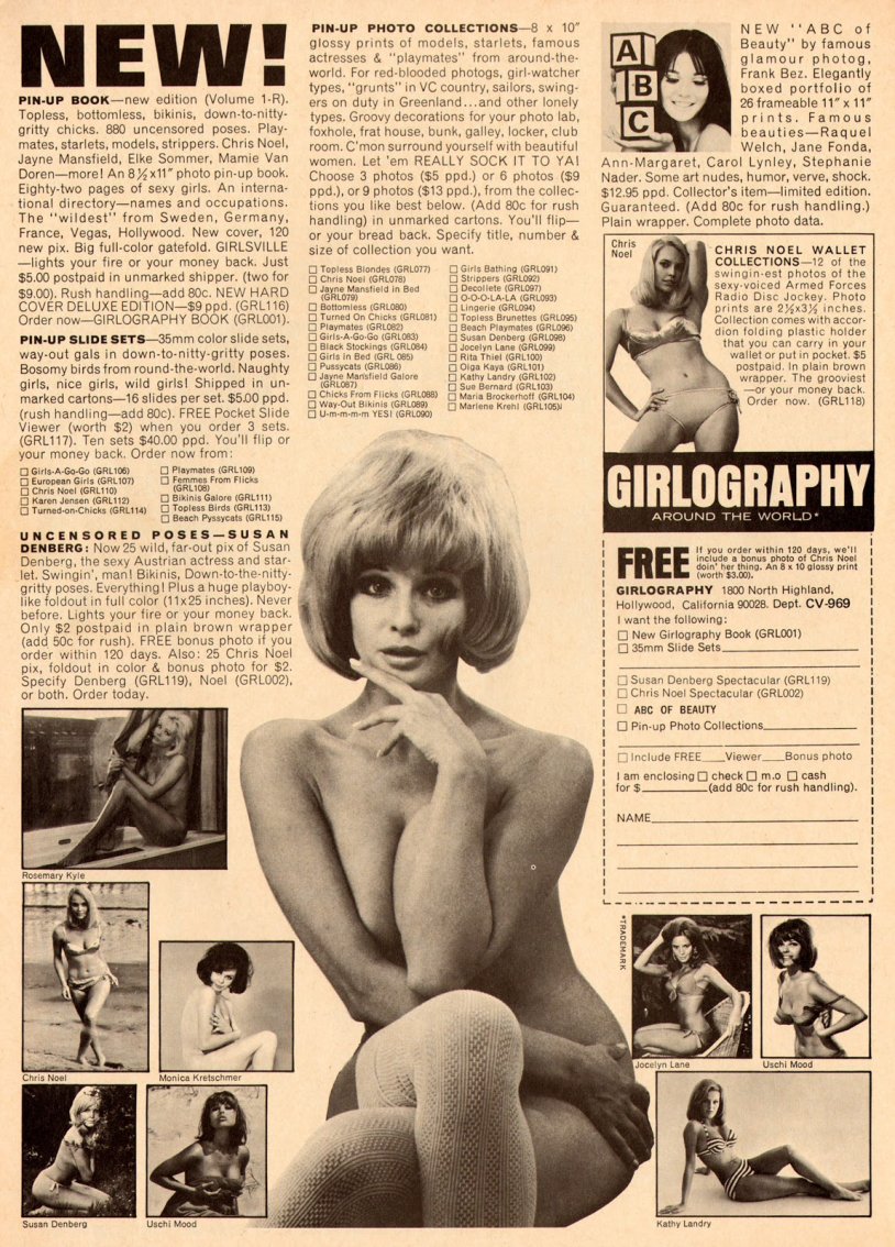 Naked models of the sixties