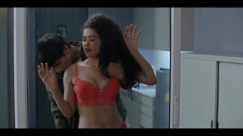 Naked beauties in bed