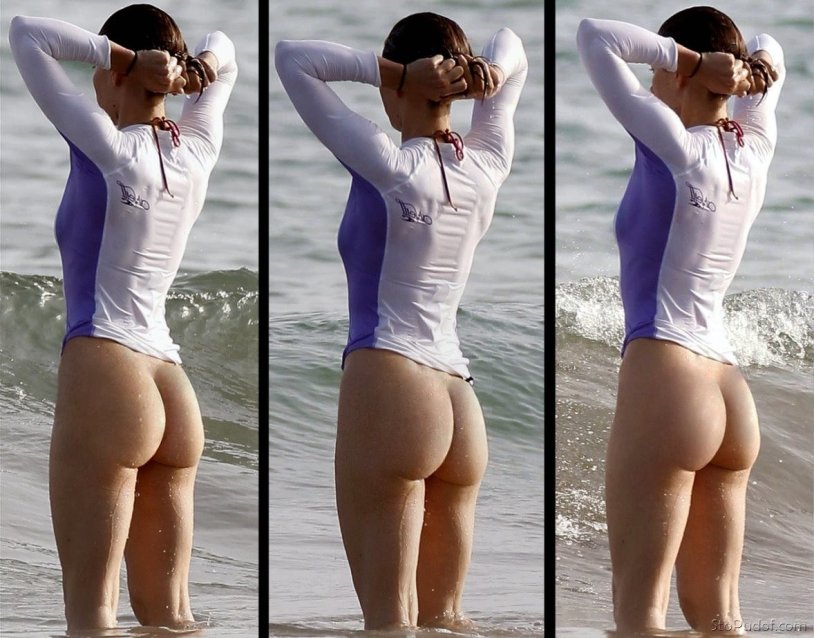 Jessica Bil in a swimsuit