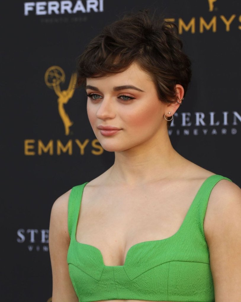 Joey King in stockings