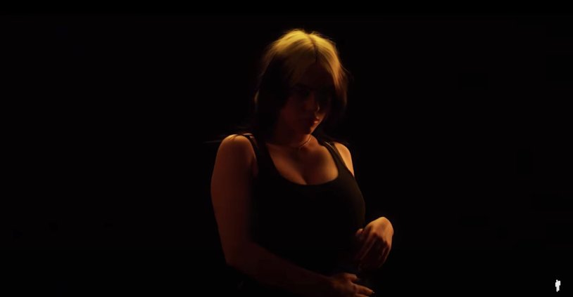 Billie Eilish in a swimsuit